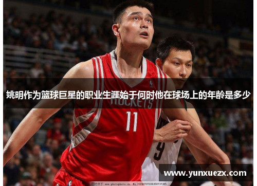 姚明作为篮球巨星的职业生涯始于何时他在球场上的年龄是多少